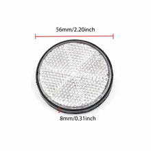 Afbeelding in Gallery-weergave laden, Reflector Rond Wit – Ø56 mm – Plakrand